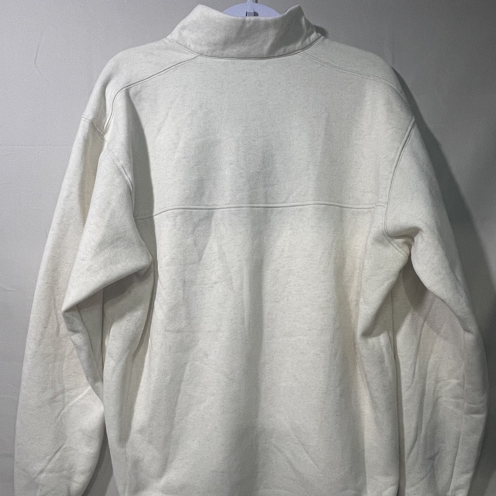 NEW Columbia Hart Mountain II Pullover Sweater 1/2 Zip Oatmeal Mens Large NWT - Picture 2 of 6
